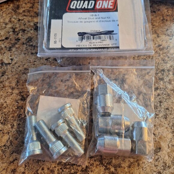 QuadOne 9515 Polaris Wheel Stud Nut Replacement Kit 85-1109 Parts Ranger RZR ATV - Picture 4 of 6